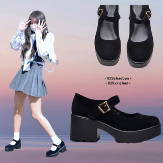sẵn, giày JENNIE BLACKPINK lolita đen 🖤 CLIP THẬT boot ulzang (đặt là giao)