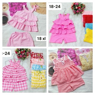 bộ lụa bộ tôn bé gái mẫu 14 17ky