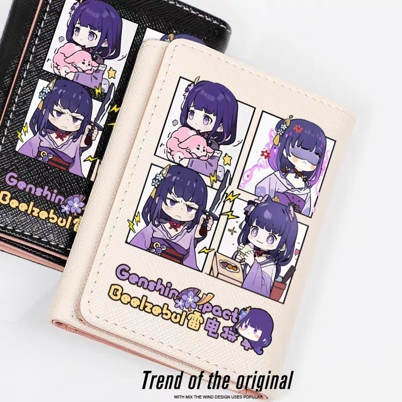 Ví in hình Genshin Impact dễ thương