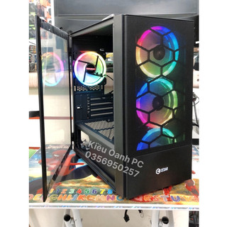 Vỏ máy tính (Vỏ case) 2 mặt kính - Vỏ case gameming start GA