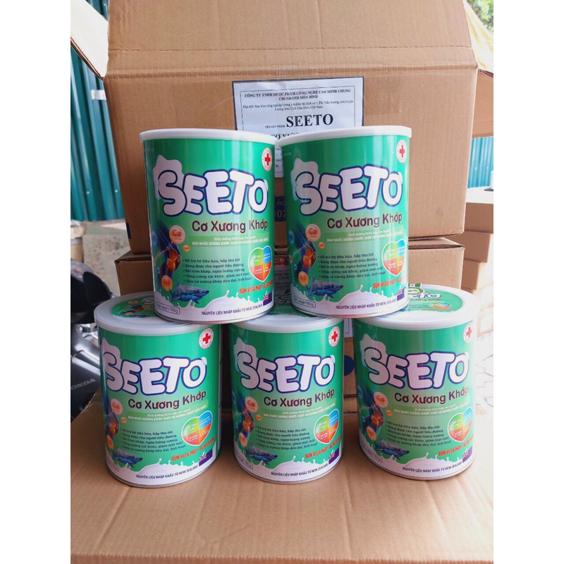 Sữa xương khớp seeto 900g bổ sung canxi và các vitamin