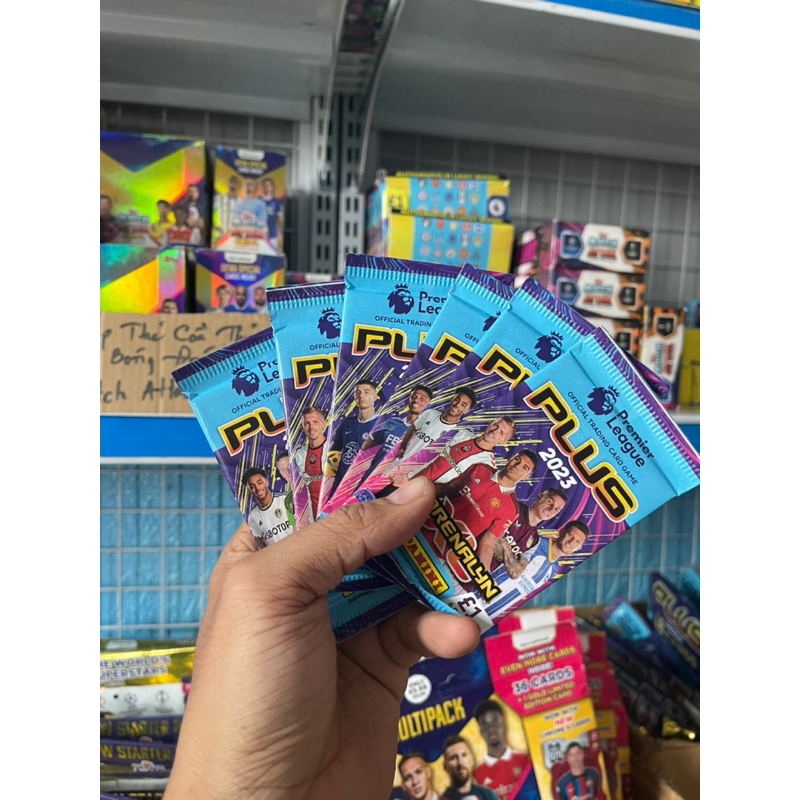 Gói thẻ lẻ Pack thẻ Panini Adrenalyn XL Premier league PLUS mùa 22/23 2023