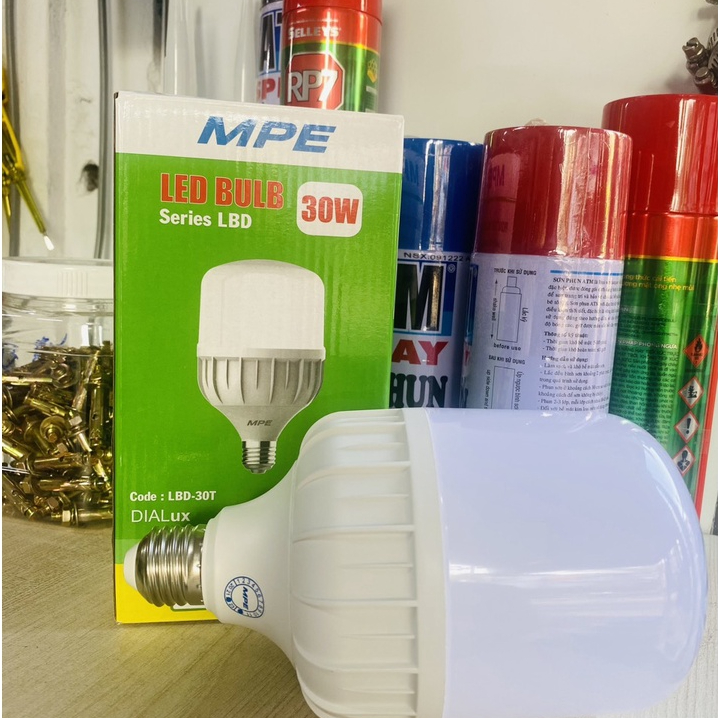 Bóng đèn LED bulb tiết kiệm điện  ánh sáng trắng
