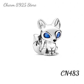 CHARM PAN ALE CON HỒ LY BẠC S925 THUẦN KHIẾT HÀNG CAO CẤP