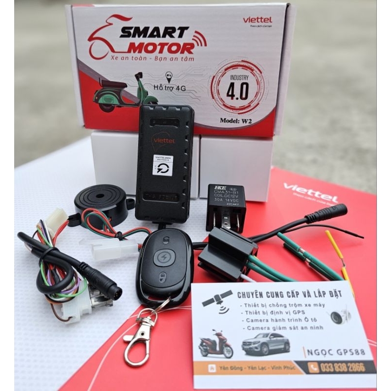 SMART MOTOR W2_4G VIETTEL 2023 ( CÓ REMOTE )