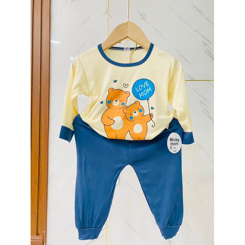 Thun lạnh tay dài cho bé trai và bé gái 7-17kg