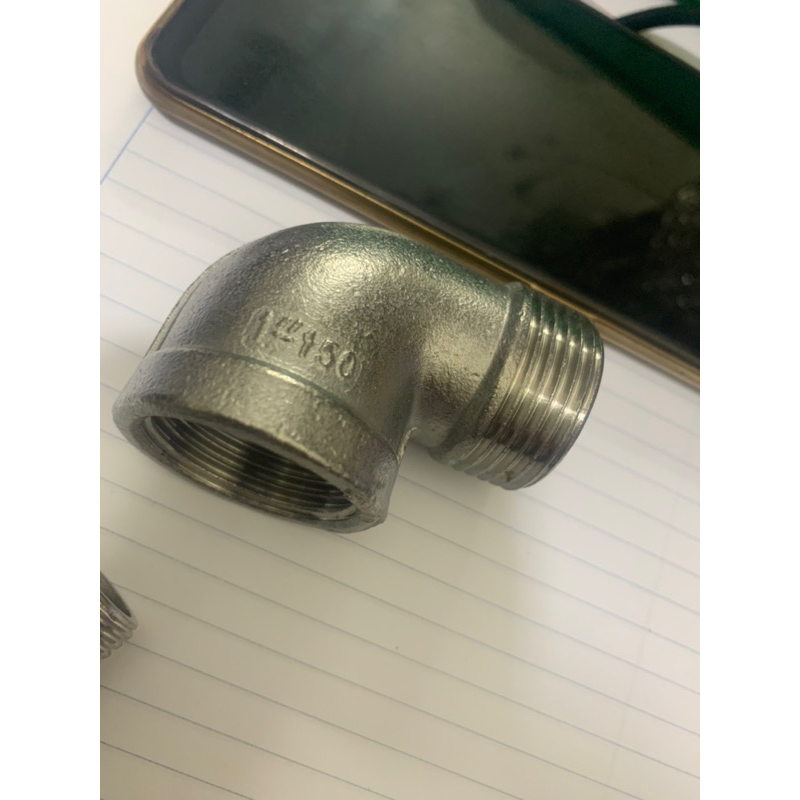 Cút ren trong ren ngoài inox