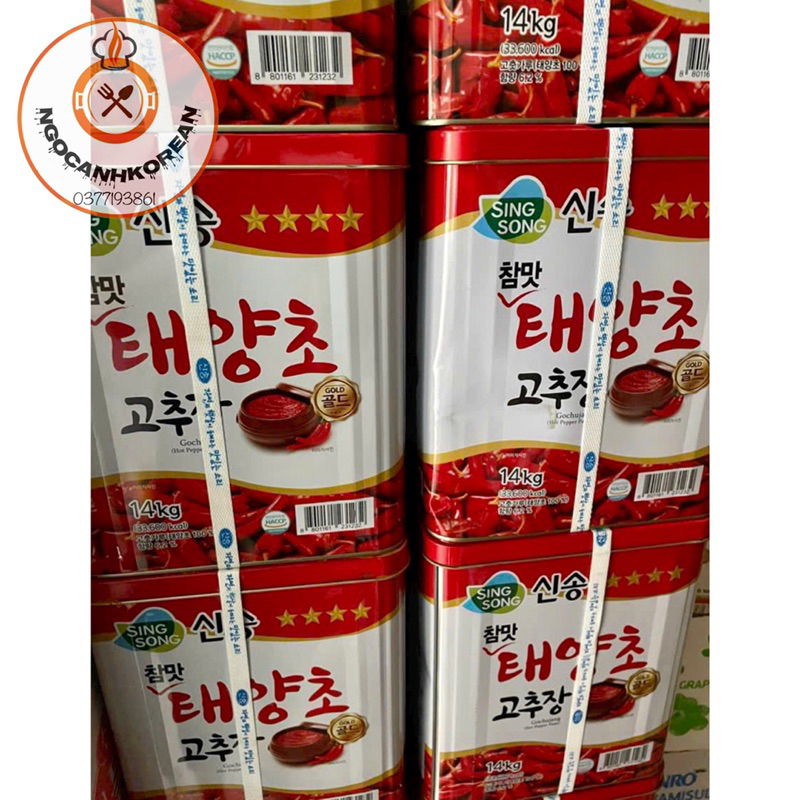 < HOT> Tương ớt gochujang 14kg SingSong cho nhà hàng quán ăn