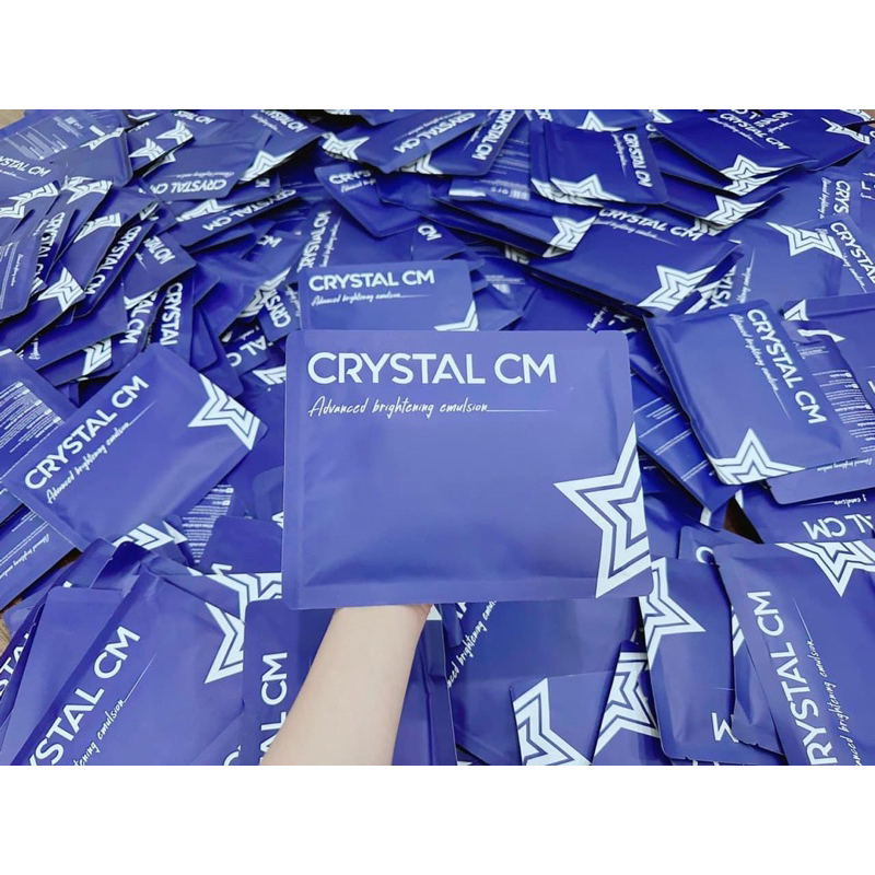 HÀNG CHÍNH HÃNG (Freeship) Tắm trắng Crystal New siêu trắng (lẻ 1 lần tắm)