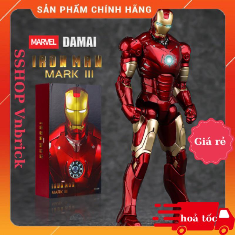 Mô hình Iron Man Mark 1,2,3,4,5,6,7,42,43,46,85 ZD Toys chính hãng giá tốt