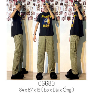 Quần túi hộp cargo pants 2hand