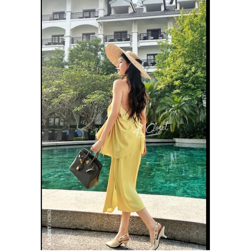 Váy lụa cao cấp thương hiệu K Closet
