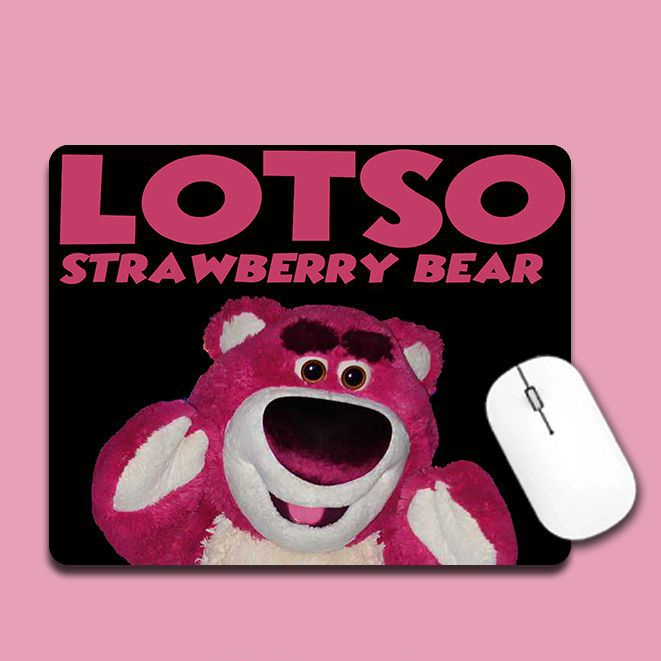 Miếng lót chuột / Bàn di chuột chống trượt hình Gấu Dâu Losto siêu hot - LC Ladykiller