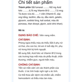 ( Bổ sung Sắt cho cơ thể) BOFIT F H30V