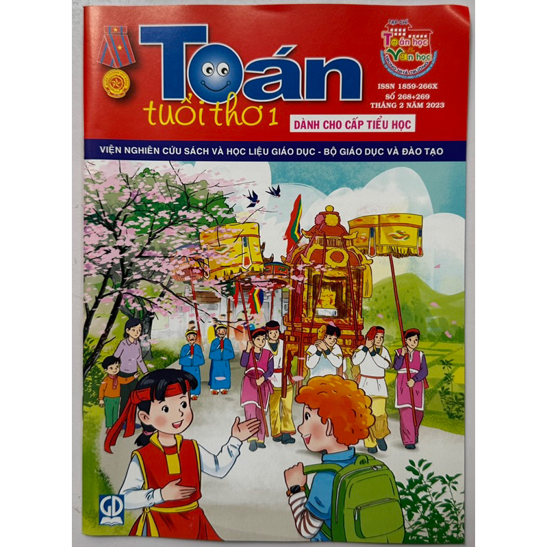 Sách - Toán tuổi thơ 1 tháng 2 năm 2023 ( Dành cho cấp Tiểu học)