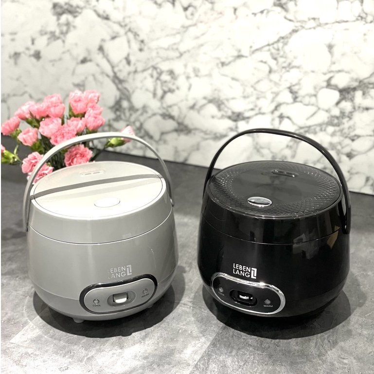 Nồi cơm điện mini Lebenlang LBL0589 dung tích 1200ml, công suất 500W, thiết kế đơn giản hiện đại - hàng chính hãng