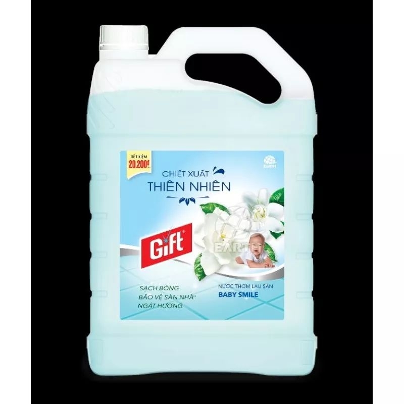 Nước Lau Sàn Gift 3.8kg  Hương Hoa Thiên Nhiên