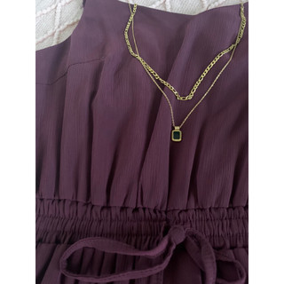 Đầm voan 2 dây size S-M lớn