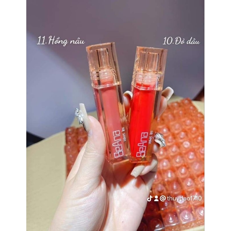 Son kem lỳ BeAna, son kem lì chính hãng mềm mịn môi