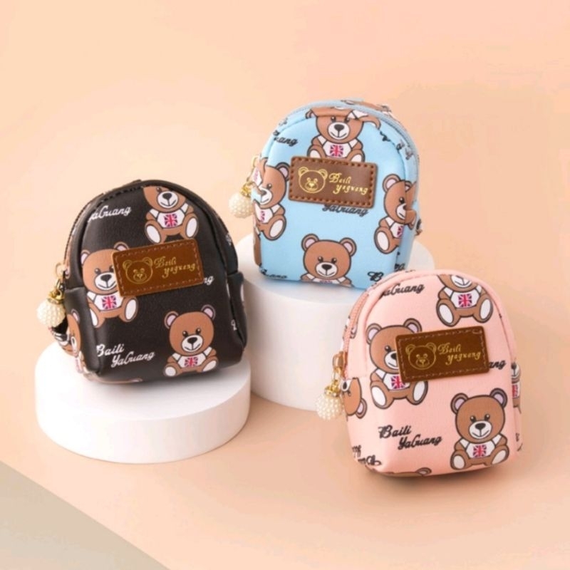 Balo mini ví đựng thẻ vật dụng cá nhân hàng loại 1 có móc khoá