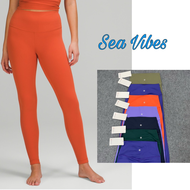 Quần Legging Nữ Tập Gym Tập Yoga Nhiều Mầu Co Giãn Tốt Hàng Xuất Lulu