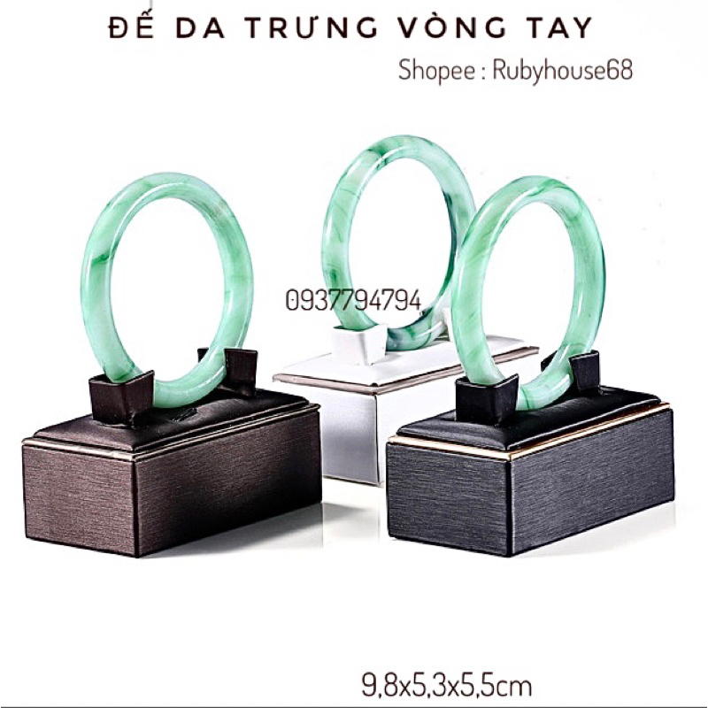 Đế trưng bày vòng tay da sang trọng