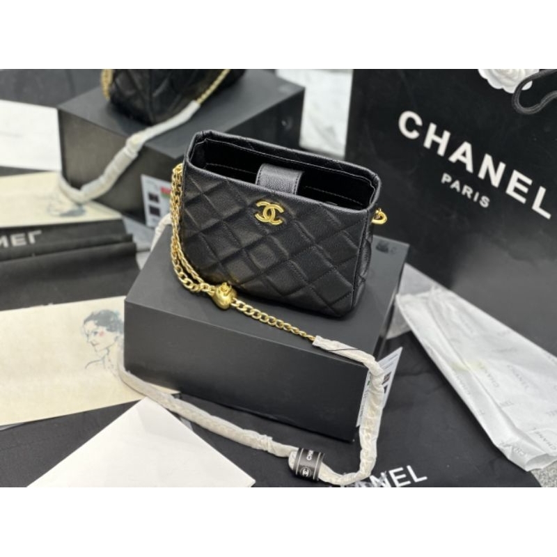 Túi xách nữ C.N HOBO TYM da hạt loại đẹp sz18cm phom xịn cực xinh