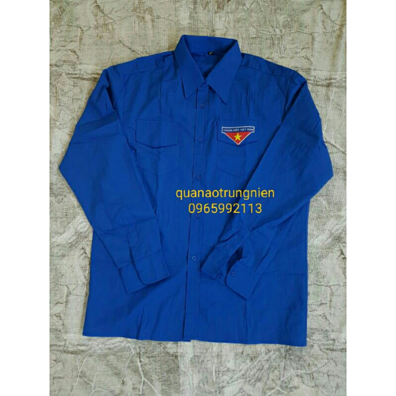 Áo đoàn thanh niên  loại đẹp, thêu logo