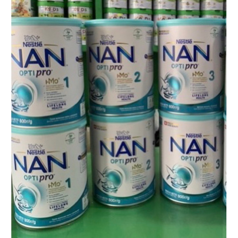 Sữa Nan Nga Opti Pro HMO 1,2,3 hộp 800g