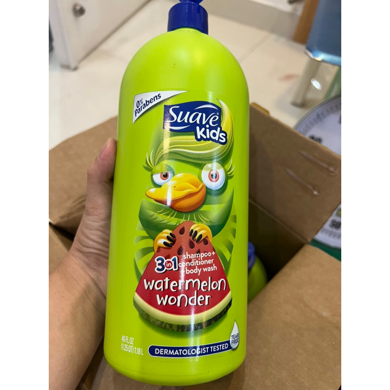 SỮA TẮM GỘI XẢ 3 in 1 CHO BÉ YÊU SUAVE KIDS