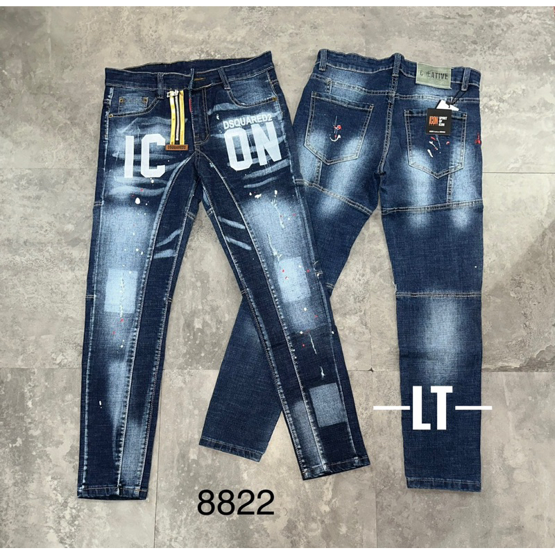 Những mâu quần jen nam  dài dsq ông côn quản châu lô gô hót nhất 2023 hình  ảnh  thật  giá rẻ khoá  lệch  kéo vàng