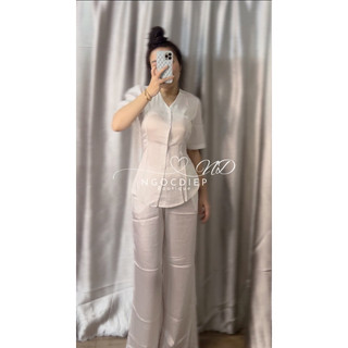 Set Bộ Lam Bà Ba Đi Chùa