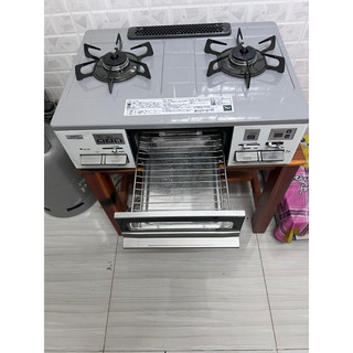 Bếp gas nội địa nhật harman mặt men