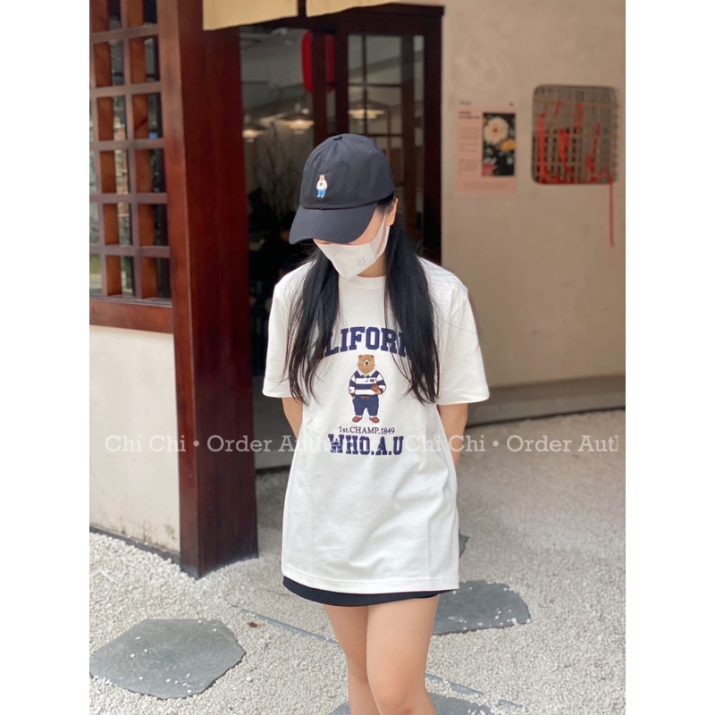 Phông gấu Whoau thêu cali