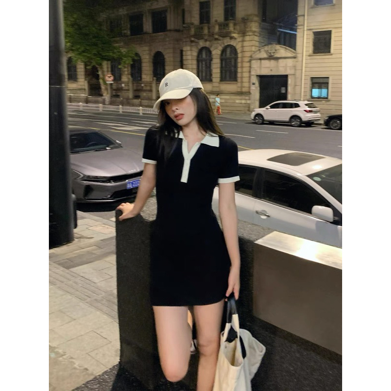 Đầm Body Phối Cổ Polo