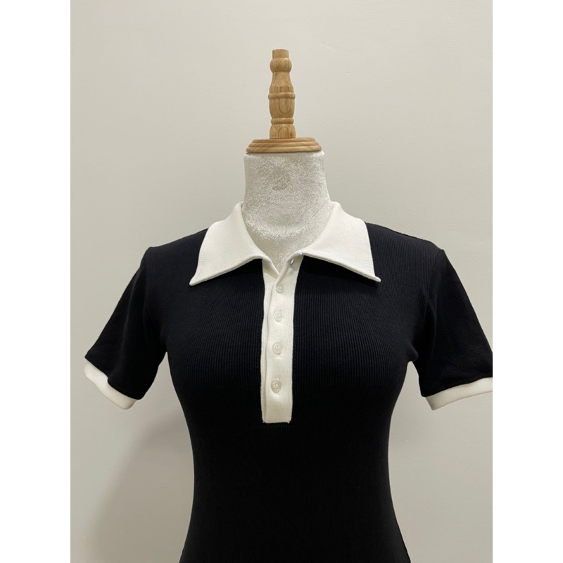 Đầm Body Phối Cổ Polo
