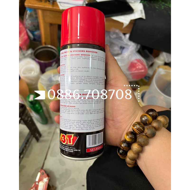 Tẩy vết băng keo và nhựa đường 3T v450ml
