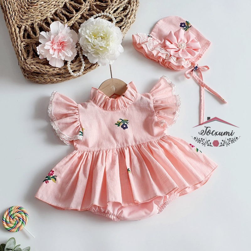 Body váy hoa tiểu thư cánh tiên cao cấp siêu chất - Tocxumi