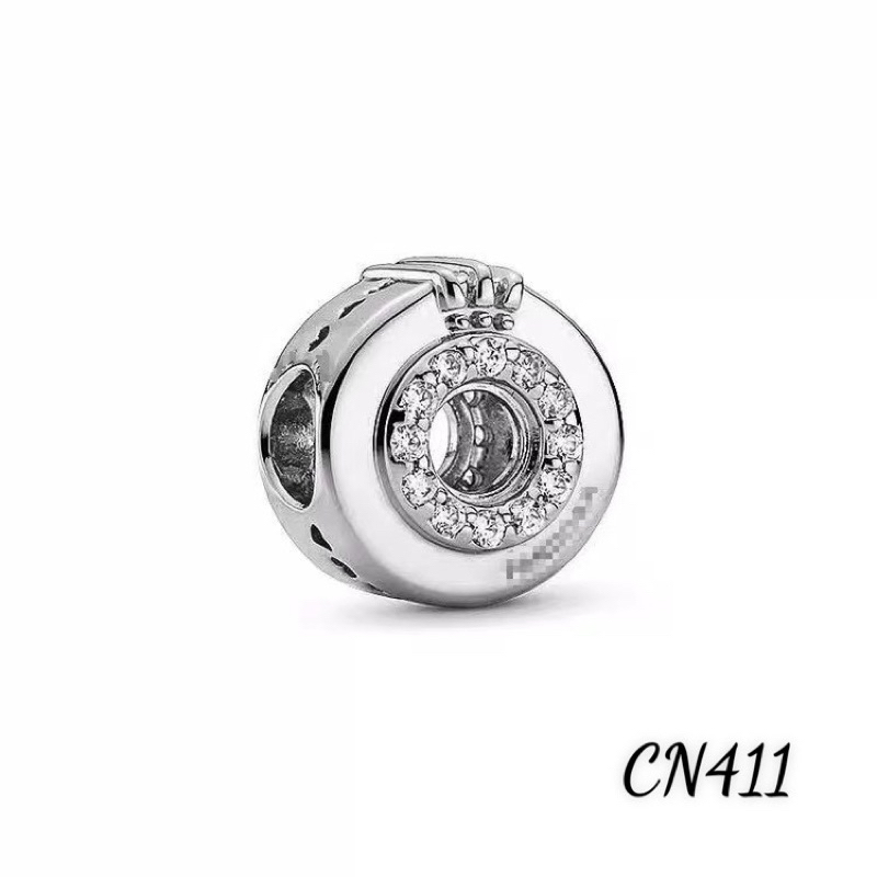 charm bạc s925 vương miện xỏ ngang