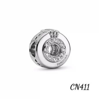 CHARM PAN ALE VƯƠNG MIỆN ĐÍNH ĐÁ BẠC S925 THUẦN KHIẾT HÀNG CAO CẤP
