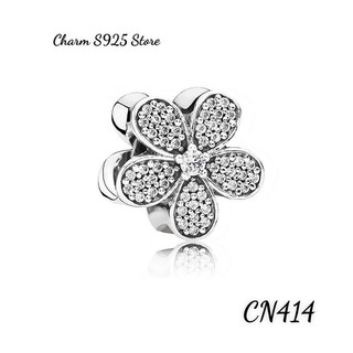CHARM PAN ALE HOA MAI 5 CÁNH ĐÍNH ĐÁ TRẮNG BẠC S925 THUẦN KHIẾT HÀNG CAO CẤP