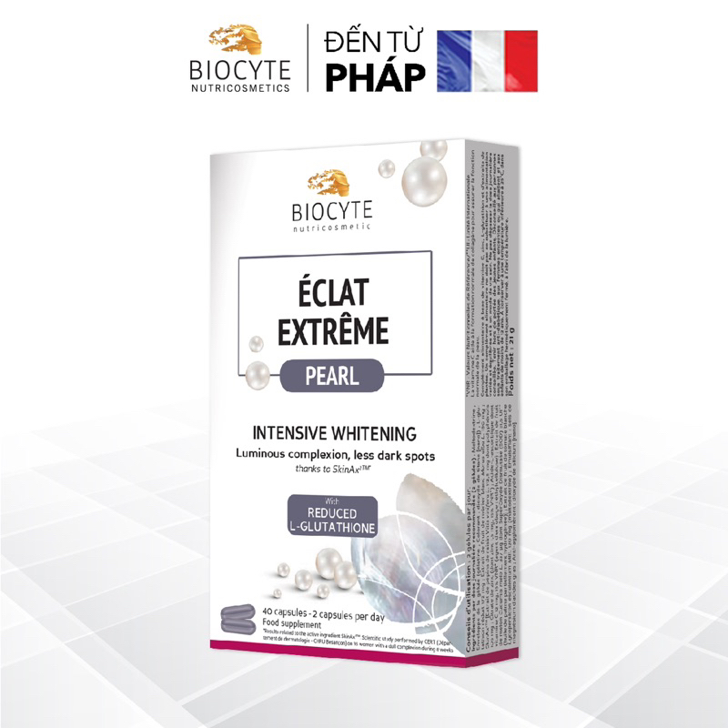 Viên uống giảm nám, trắng da Biocyte Éclat Extrême Pearl