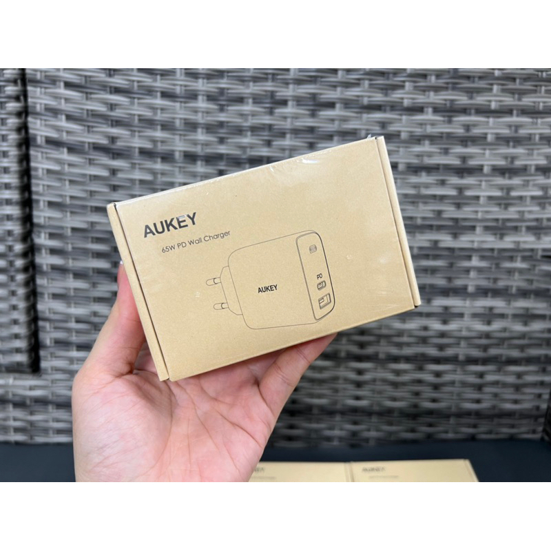 CỦ SẠC NHANH AUKEY 65W PD PA-B3 2 CỔNG