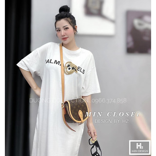 Váy xuông cotton gấu