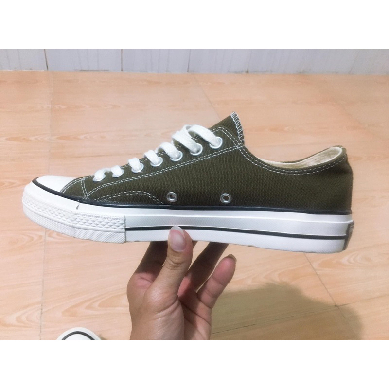 Giày thể Thao converse Xanh Rêu Cổ thấp