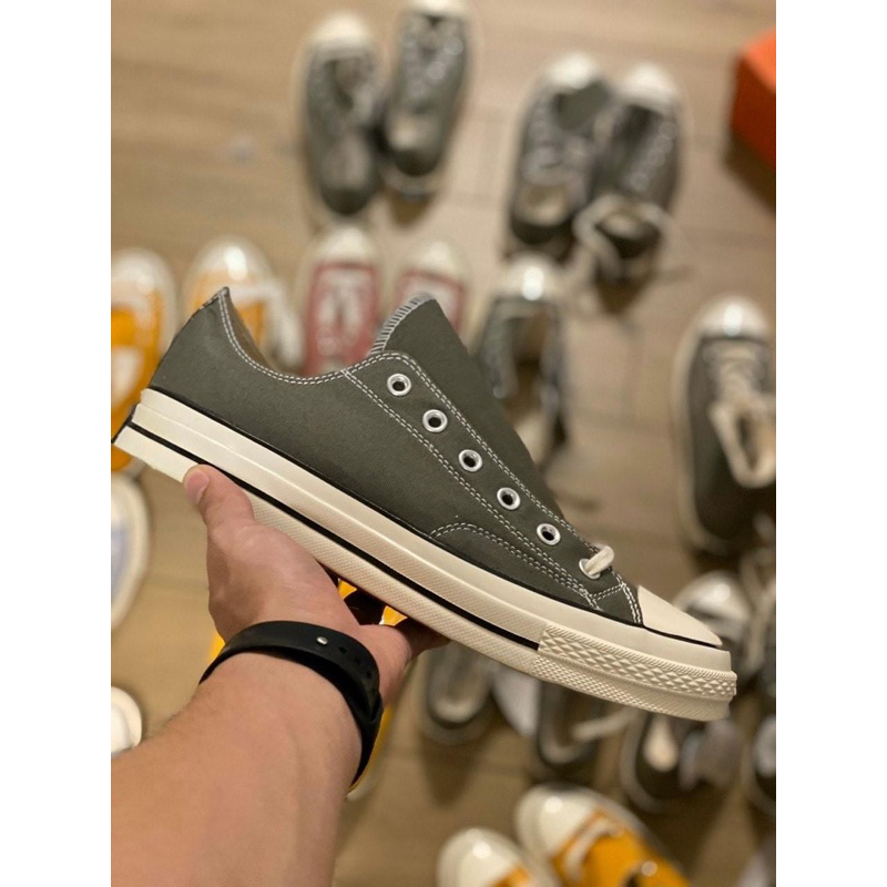 Giày thể Thao converse Xanh Rêu Cổ thấp