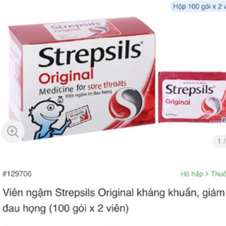 Viên Ngậm Strepsil đỏ