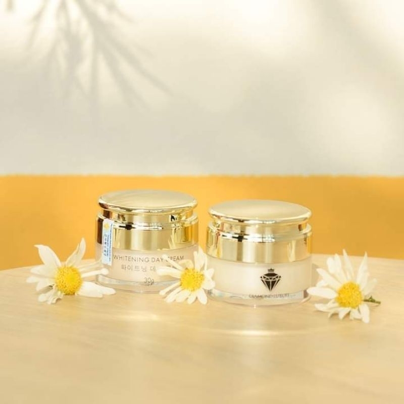 Kem dưỡng trắng ban ngày DIAMOND LUXURY GOLD PRO+ mẫu mới