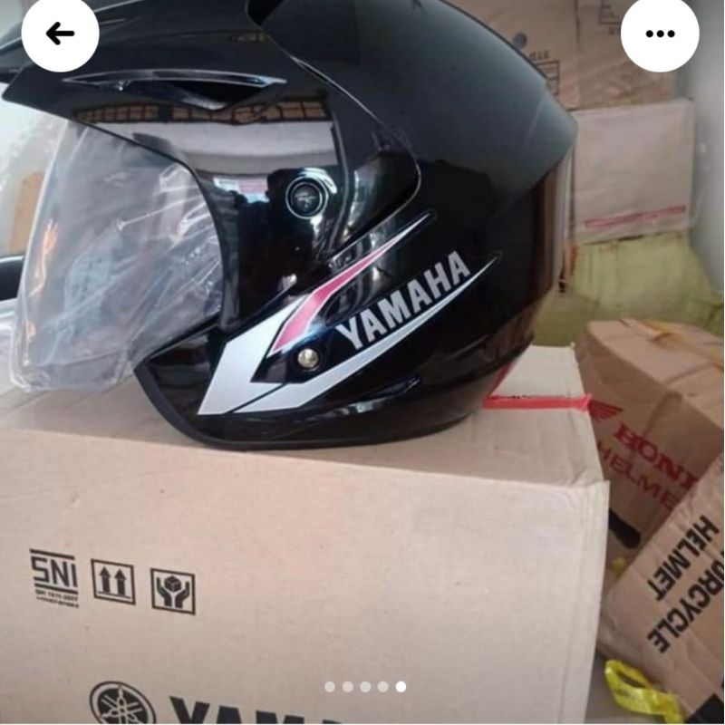 Nón yamaha 3/4 hàng Nhập Khẩu Theo Xe. Indonesia sản xuất. Nón đẹp ko  trầy xước.