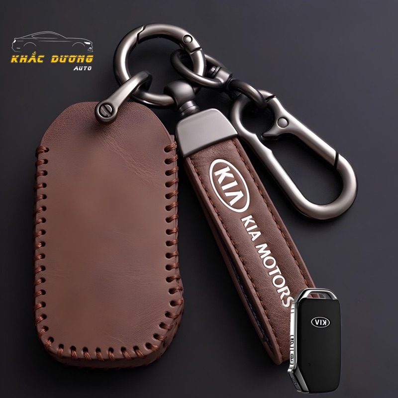 Bao da chìa khoá KIA MORNING SELTOS SONET CERATO K3 cao cấp sang trọng